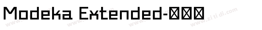 Modeka Extended字体转换